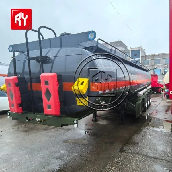 Multi-Compartment 30000L Steel Fuel Tank Semi Trailer factory