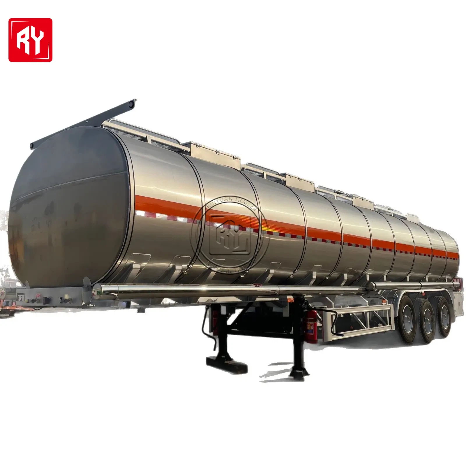 Semifuller cisterna per combustibile in acciaio carbone da 3 assi in vendita